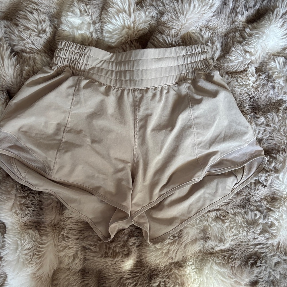 lululemon athletica Beige Athletic Shorts